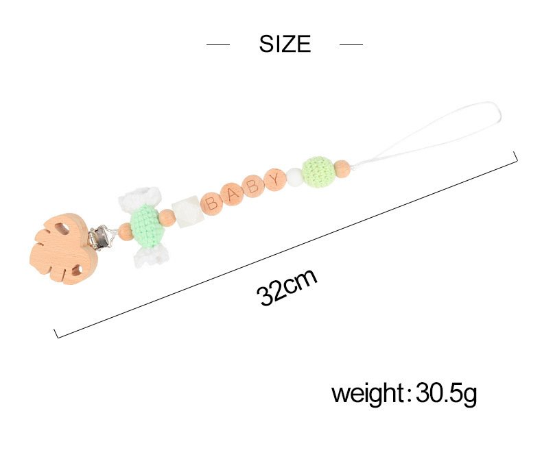 Crochet Woolen Candy Pacifier Chain - Image 8