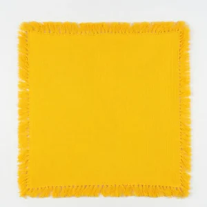 Yellow Woolen Meditation Mat
