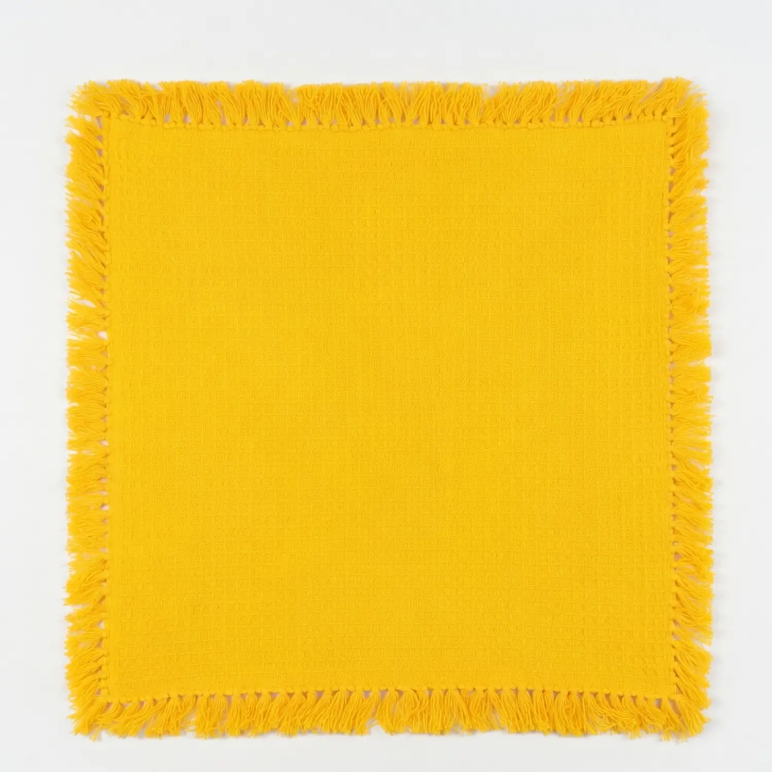 Yellow Woolen Meditation Mat