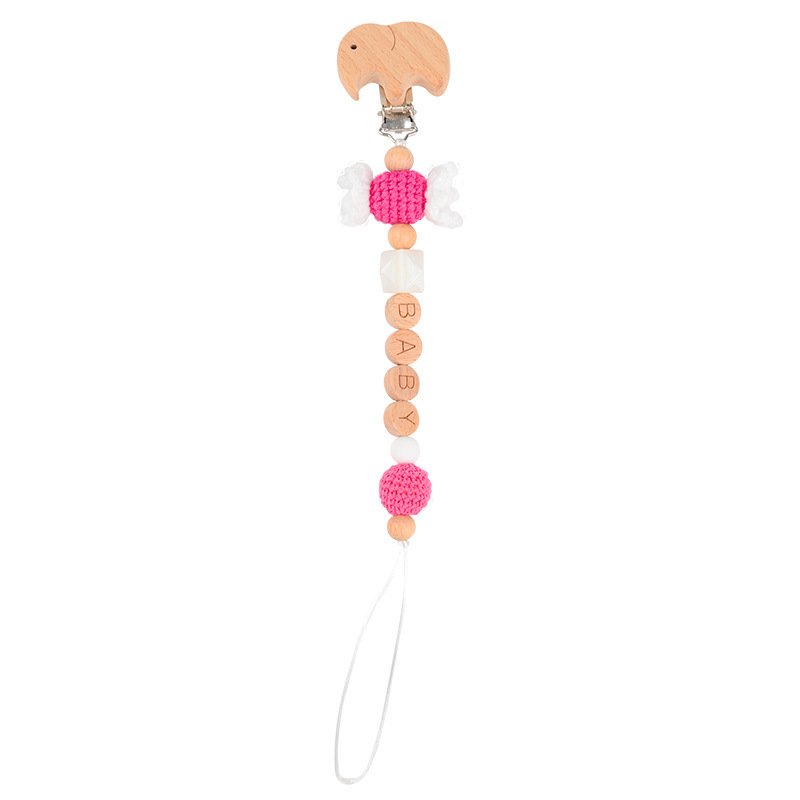 Crochet Woolen Candy Pacifier Chain - Image 10