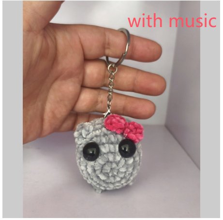 Cute And Minimalist Hamster Crochet Doll Keychain - Image 10