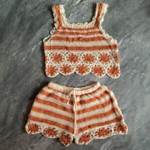 Cutout Sling Summer New Fashion Crochet Knitting Suit